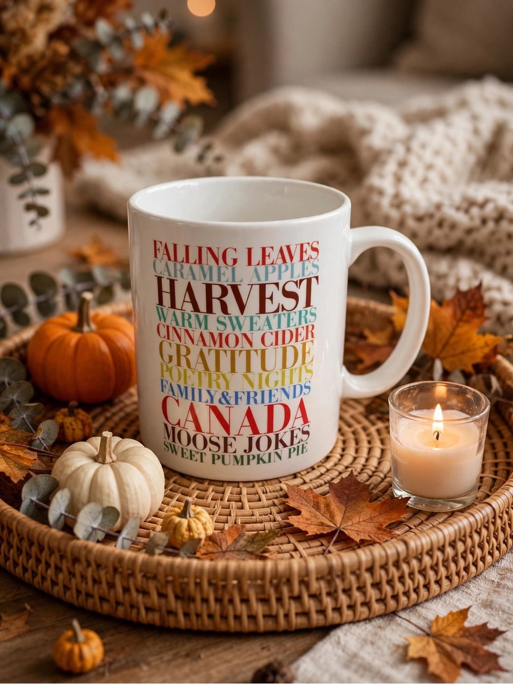 Indigo Harvest Fall Mug